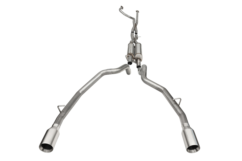 Dodge Ram TRX Performance Exhaust - Rear - CORSA Performance - Xtreme Catback Dual Rear Exit - Satin - `21-`24